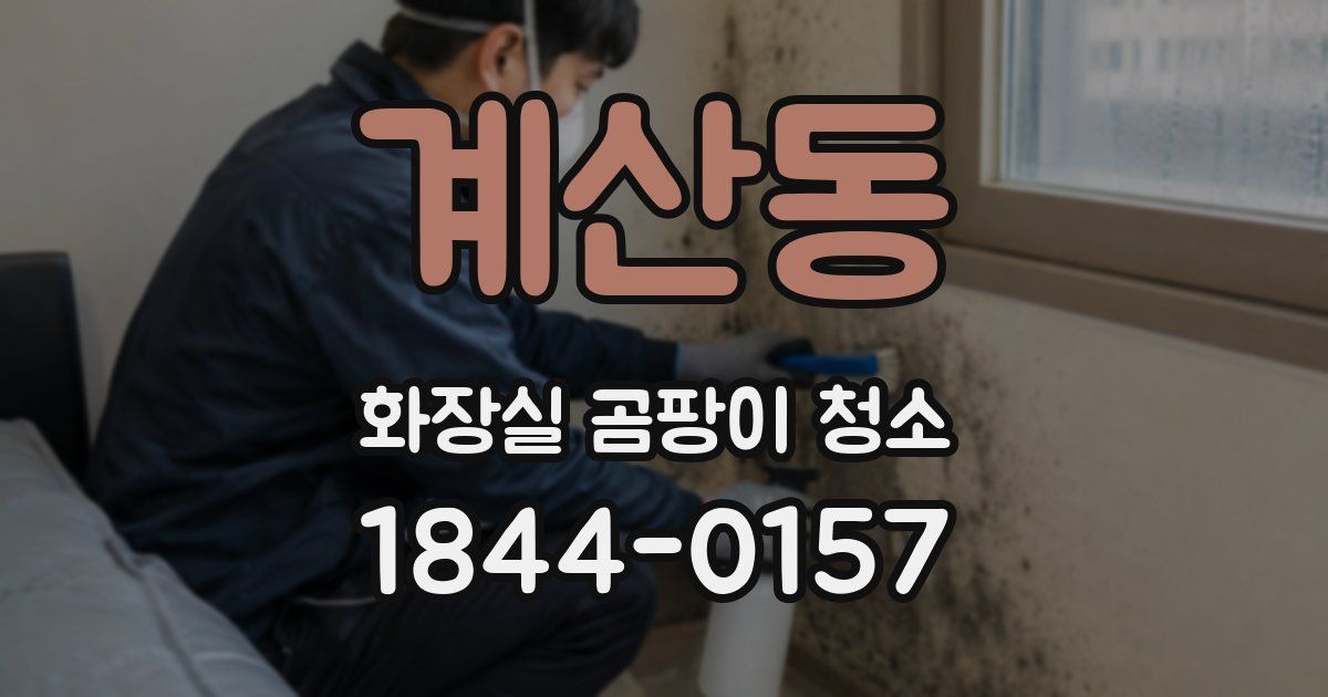 계산동 화장실 곰팡이 청소
