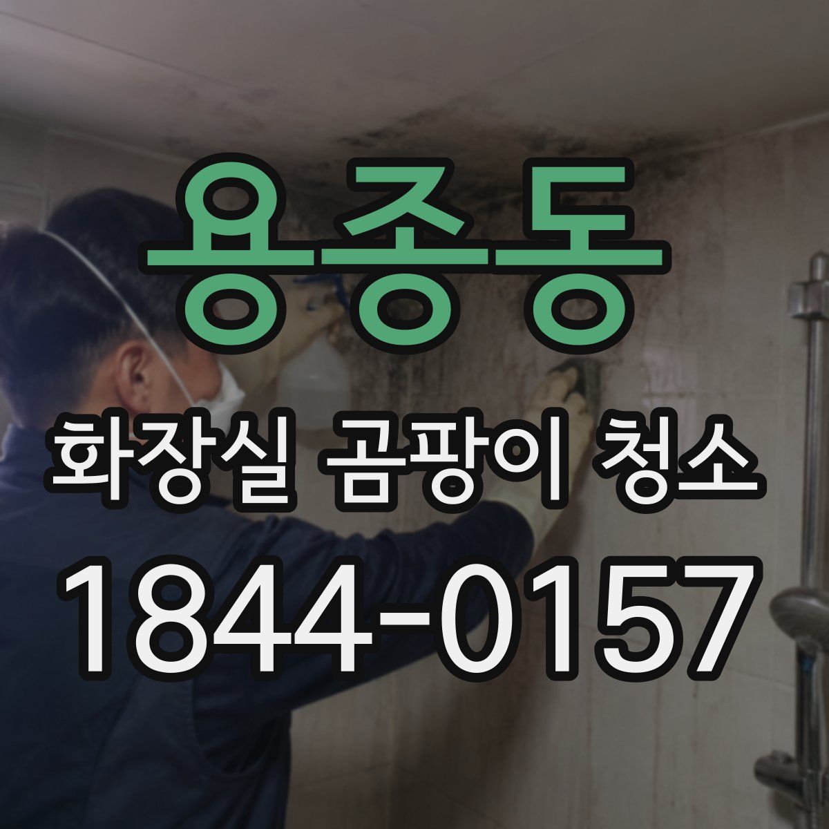 용종동 화장실 곰팡이 청소