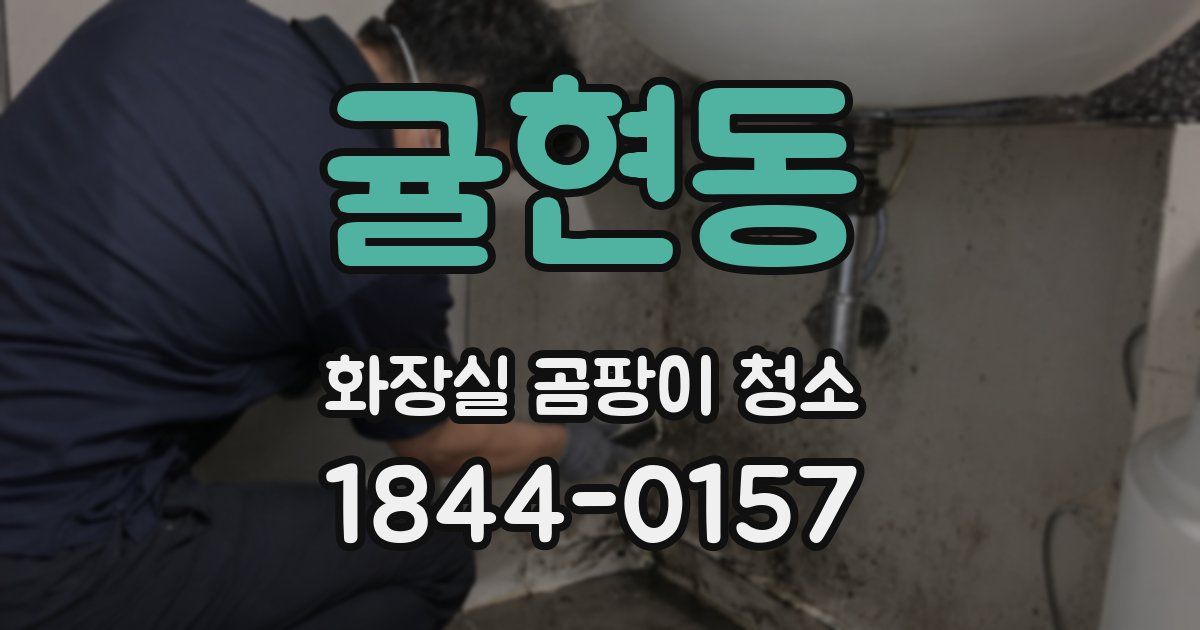 귤현동 화장실 곰팡이 청소