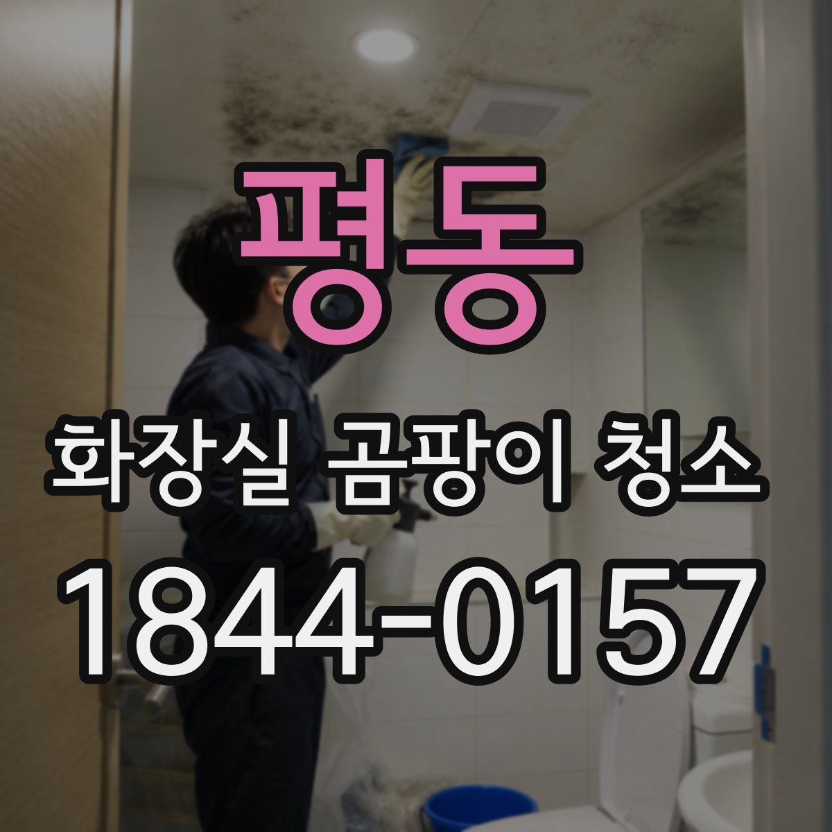 평동 화장실 곰팡이 청소