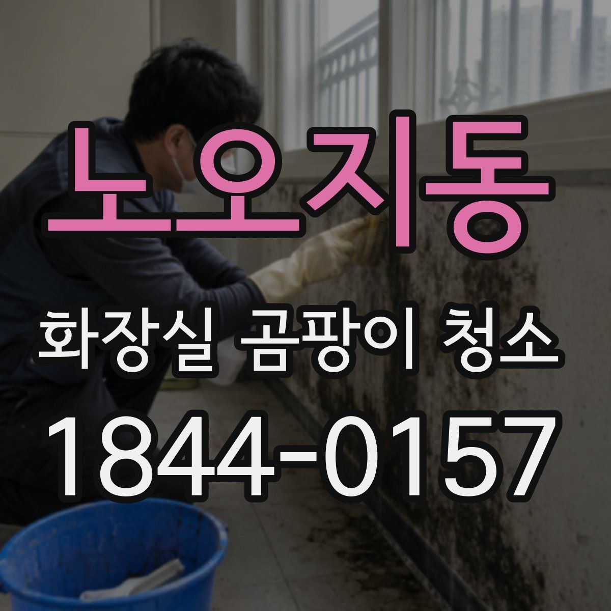 노오지동 화장실 곰팡이 청소