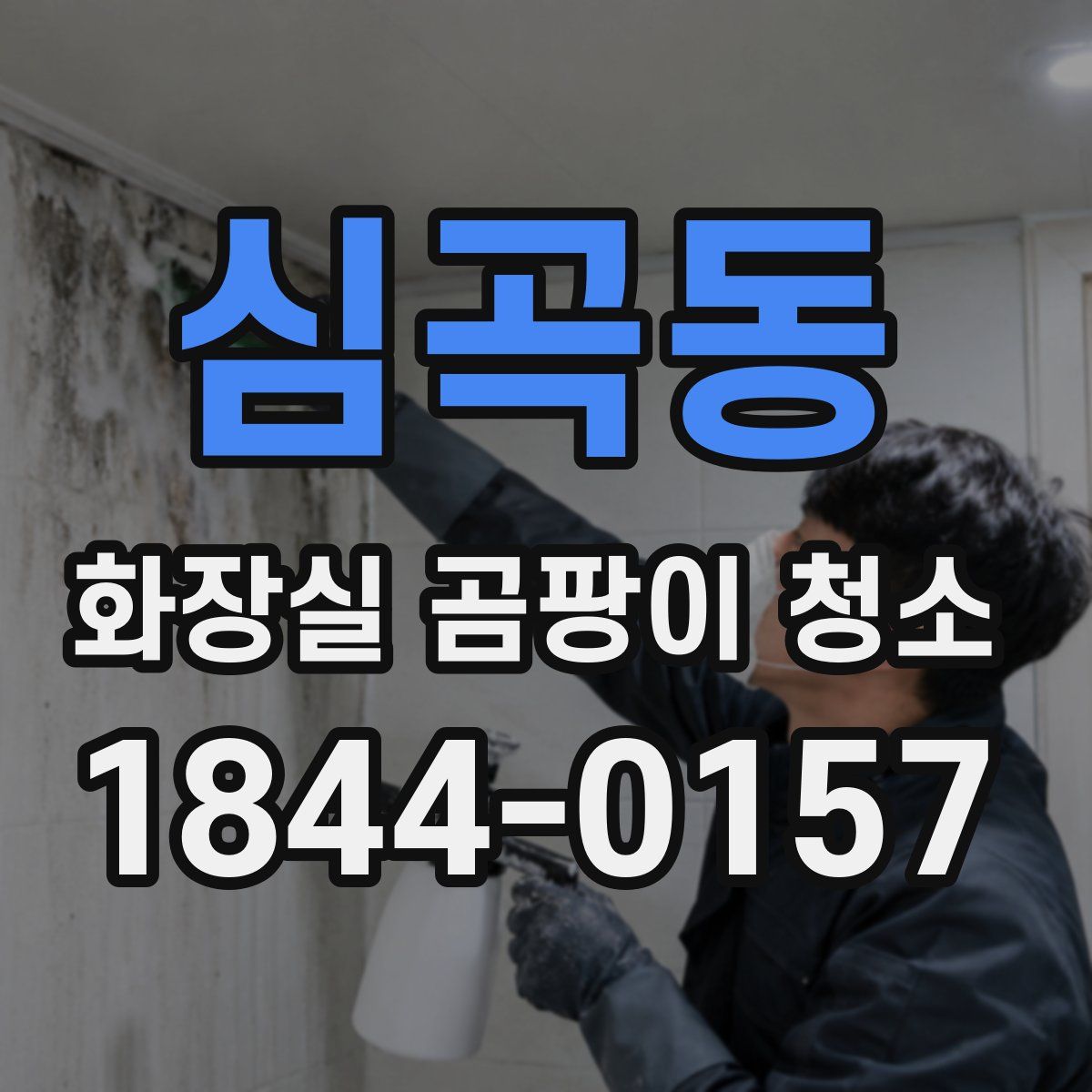 심곡동 화장실 곰팡이 청소