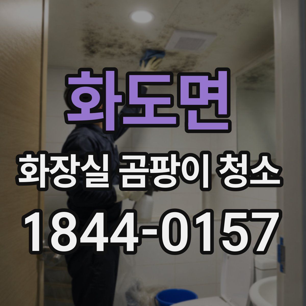 화도면 화장실 곰팡이 청소