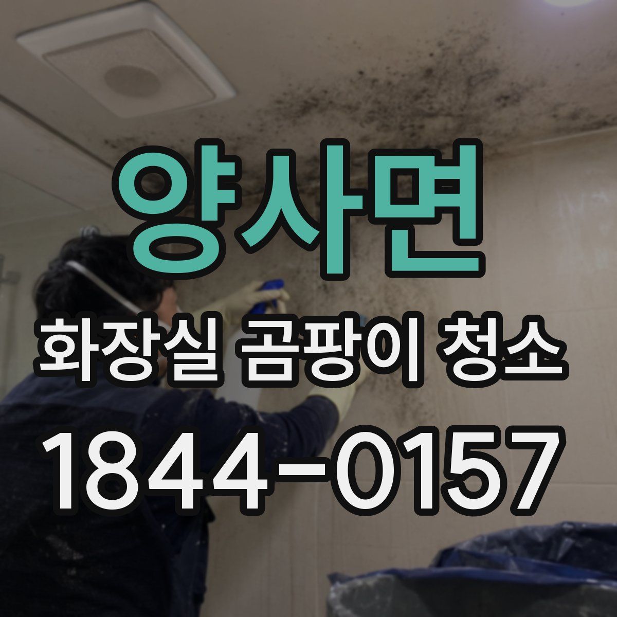 양사면 화장실 곰팡이 청소