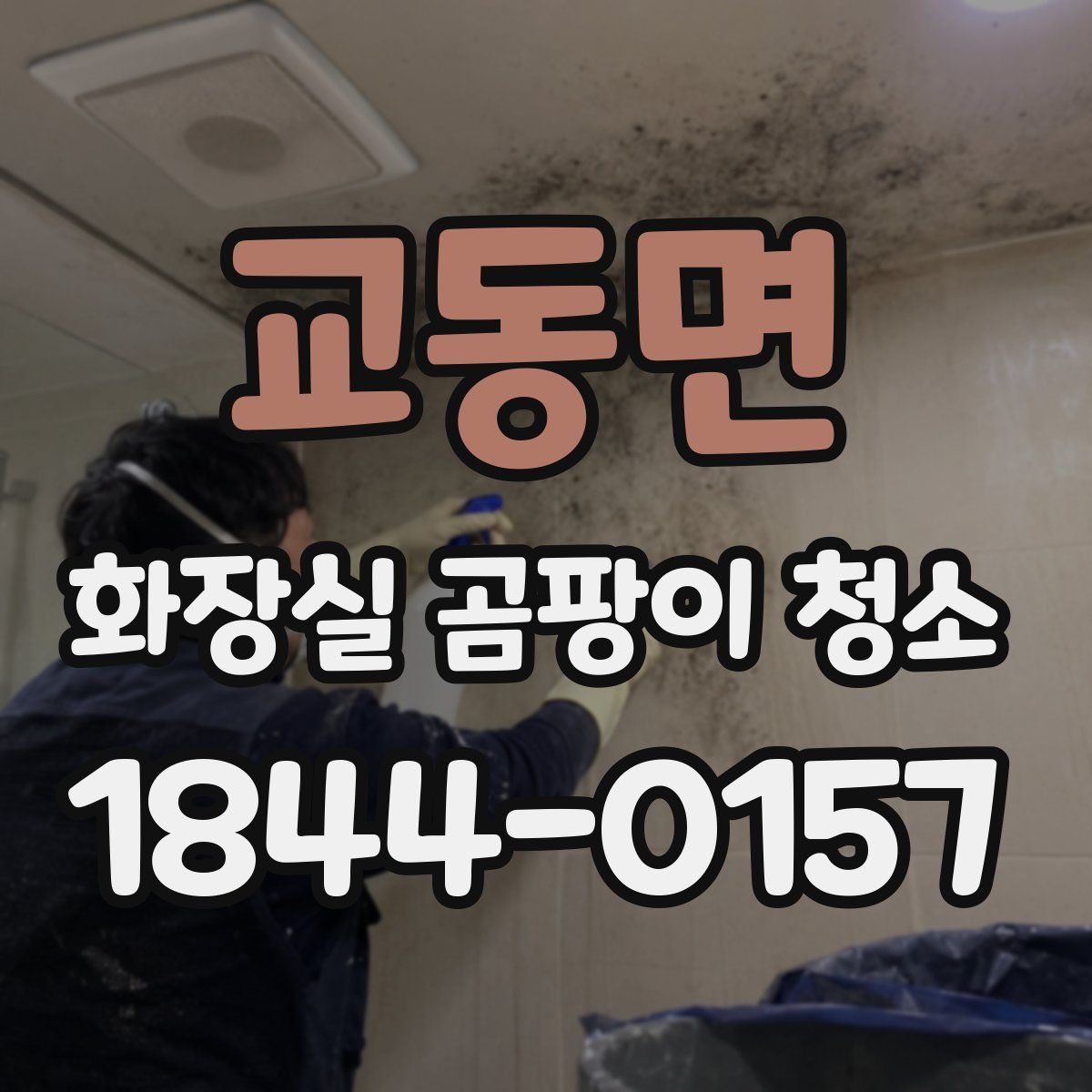 교동면 화장실 곰팡이 청소