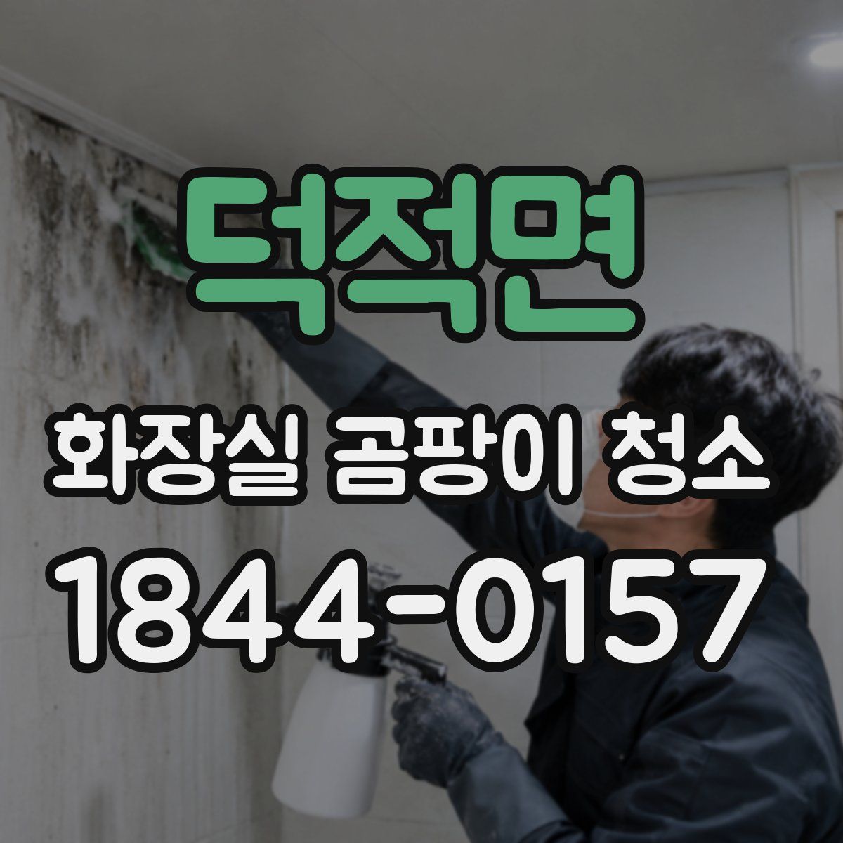덕적면 화장실 곰팡이 청소