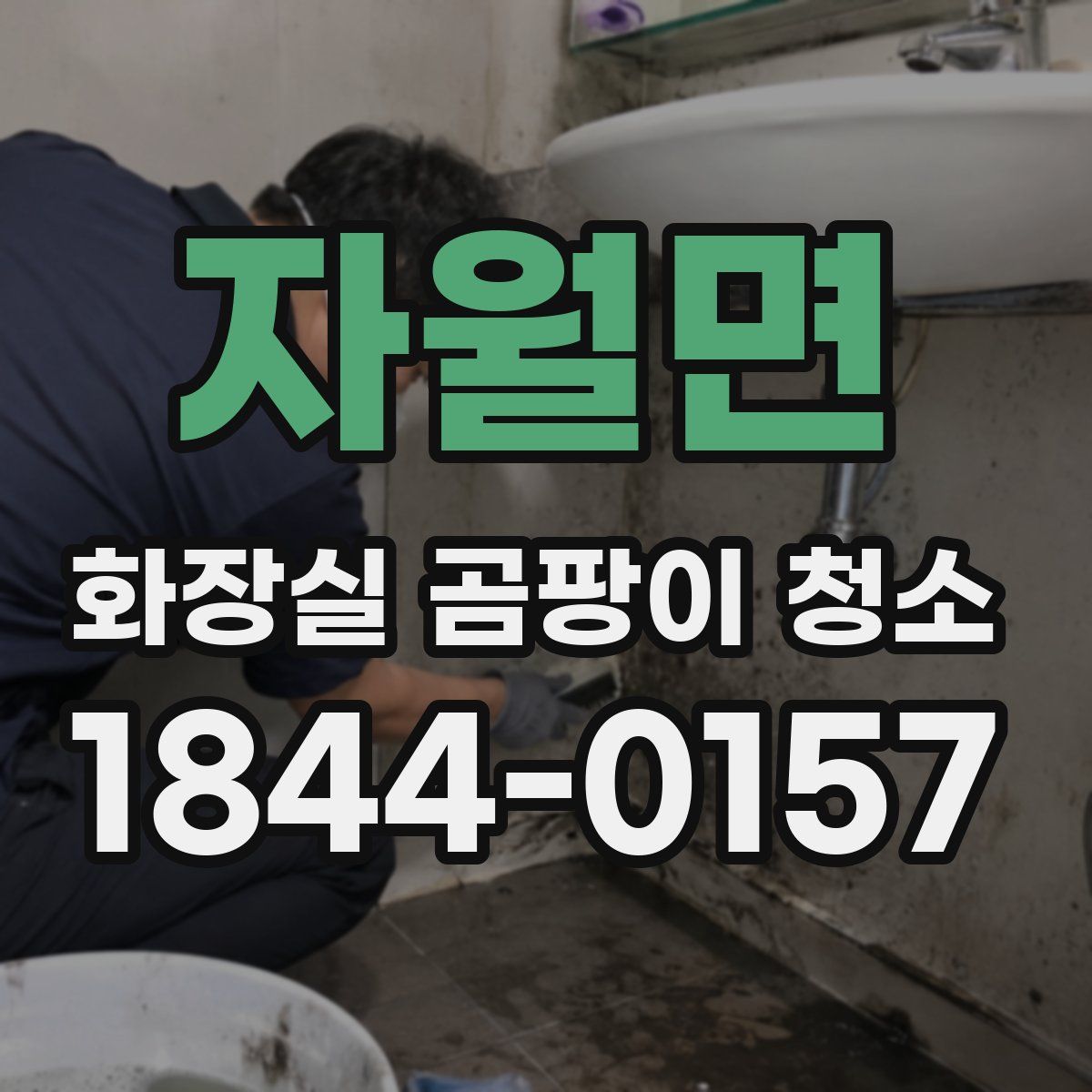 자월면 화장실 곰팡이 청소