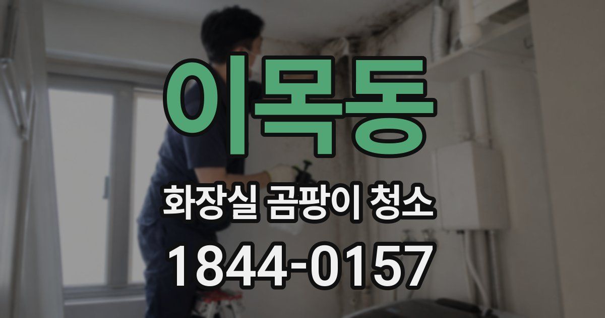 이목동 화장실 곰팡이 청소