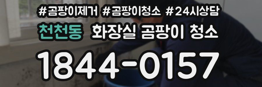 천천동 화장실 곰팡이 청소
