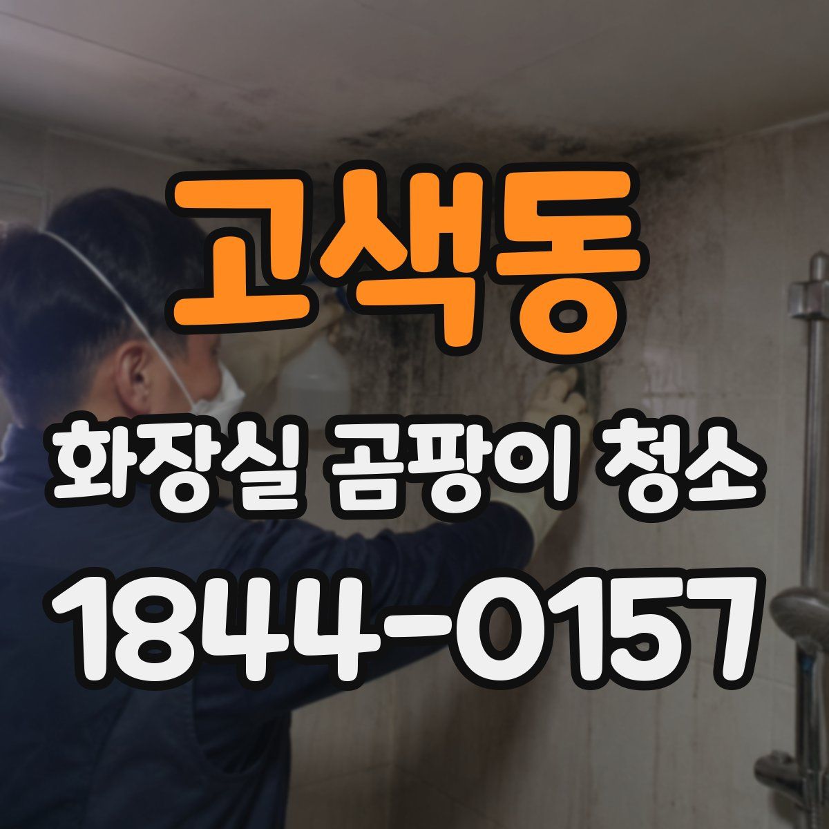 고색동 화장실 곰팡이 청소