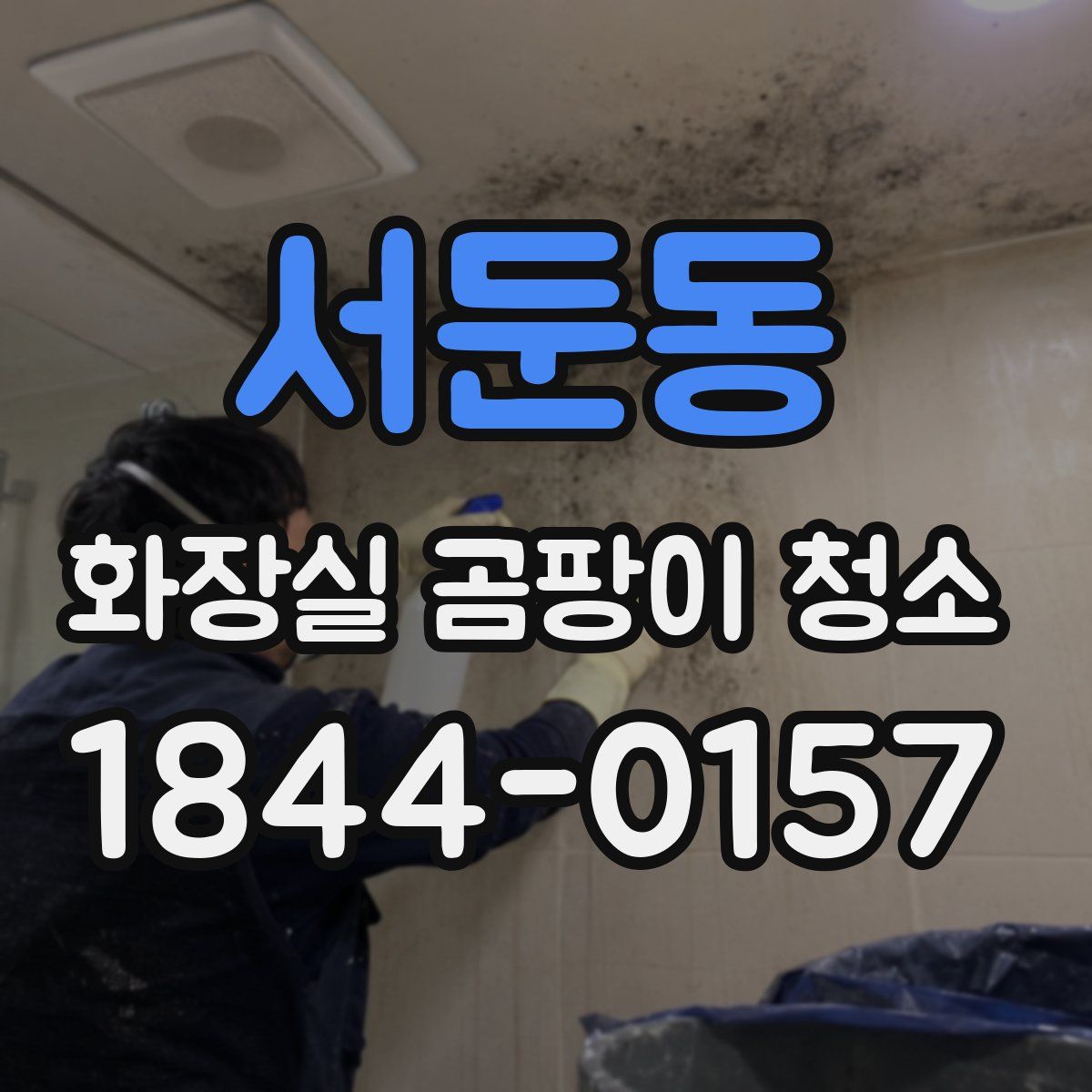 서둔동 화장실 곰팡이 청소
