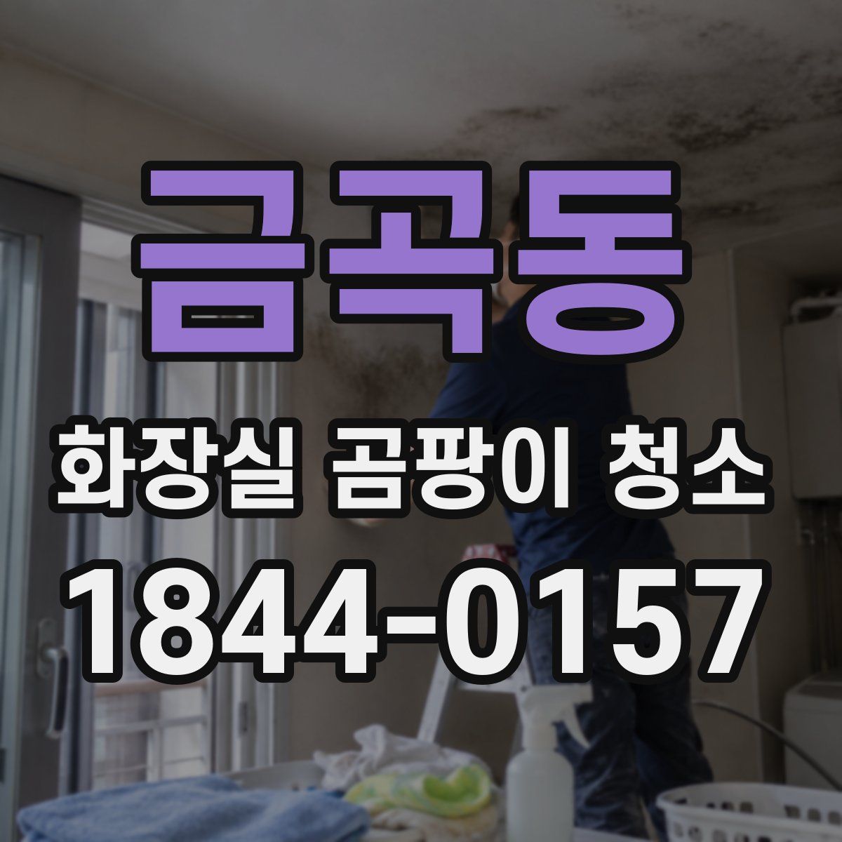 금곡동 화장실 곰팡이 청소