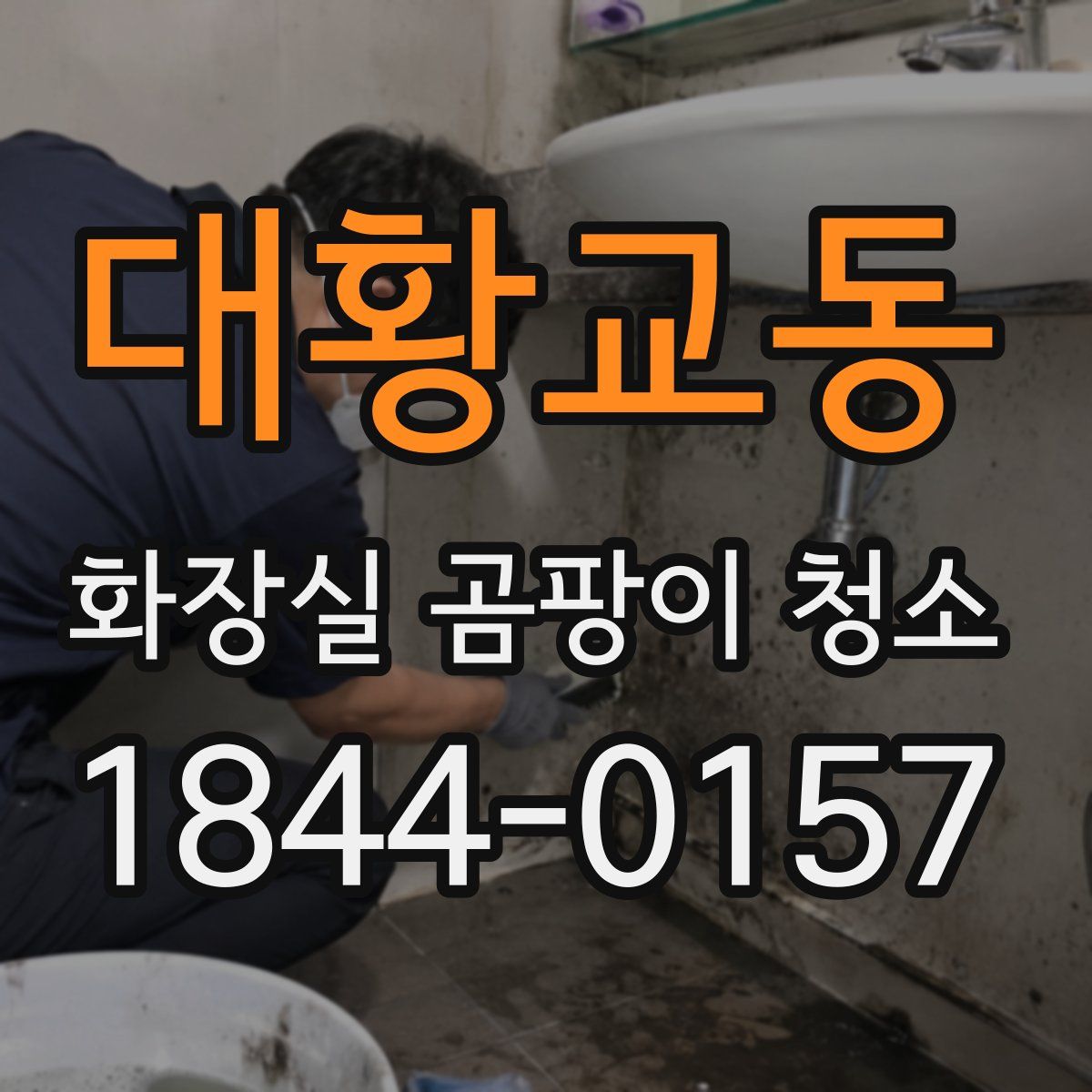 대황교동 화장실 곰팡이 청소
