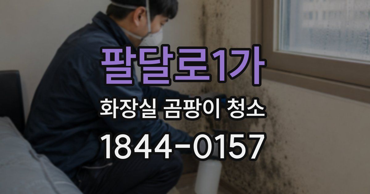 팔달로1가 화장실 곰팡이 청소