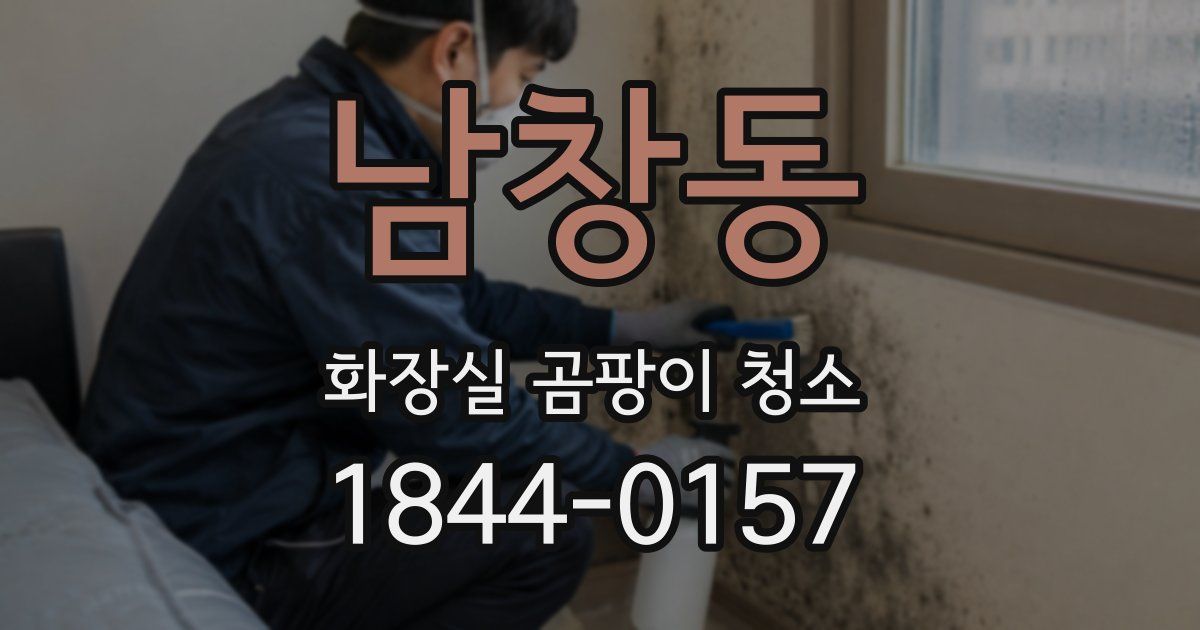 남창동 화장실 곰팡이 청소