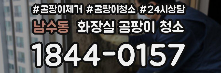 남수동 화장실 곰팡이 청소