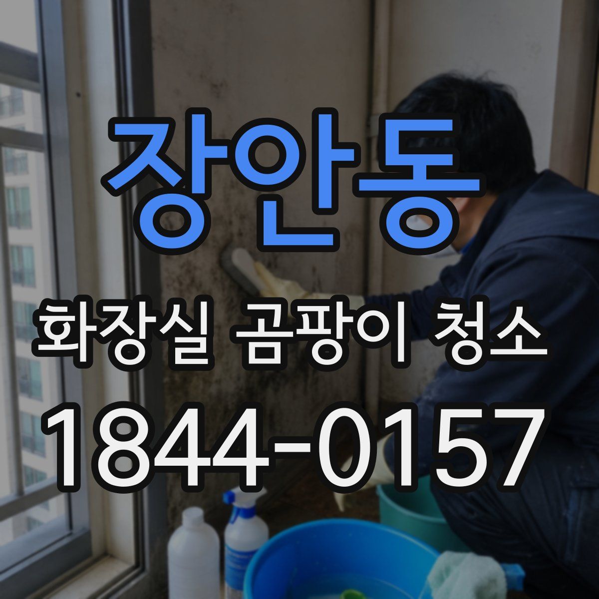장안동 화장실 곰팡이 청소