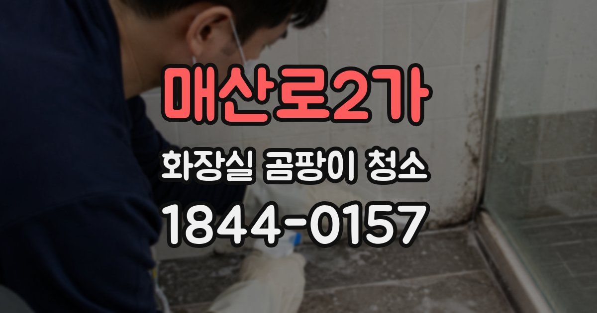 매산로2가 화장실 곰팡이 청소