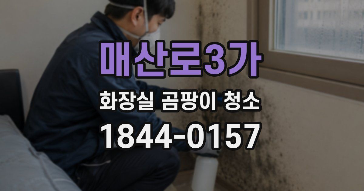 매산로3가 화장실 곰팡이 청소