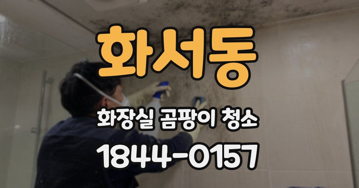 화서동 화장실 곰팡이 청소