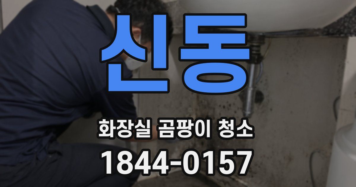 신동 화장실 곰팡이 청소