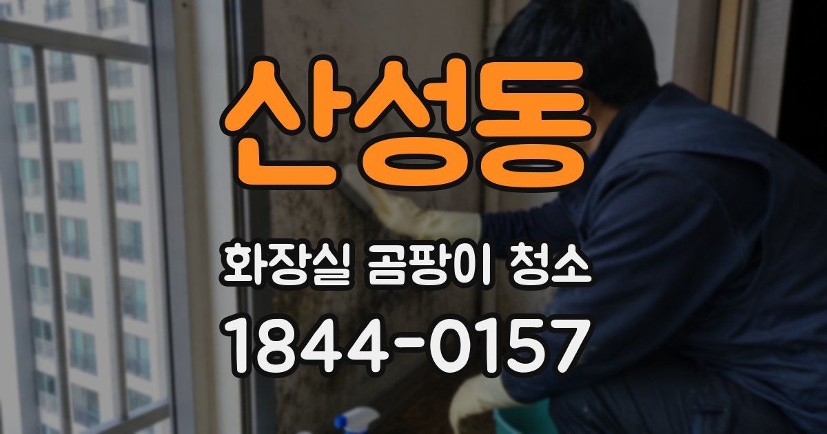 산성동 화장실 곰팡이 청소