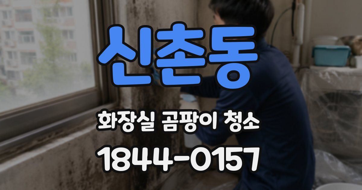 신촌동 화장실 곰팡이 청소