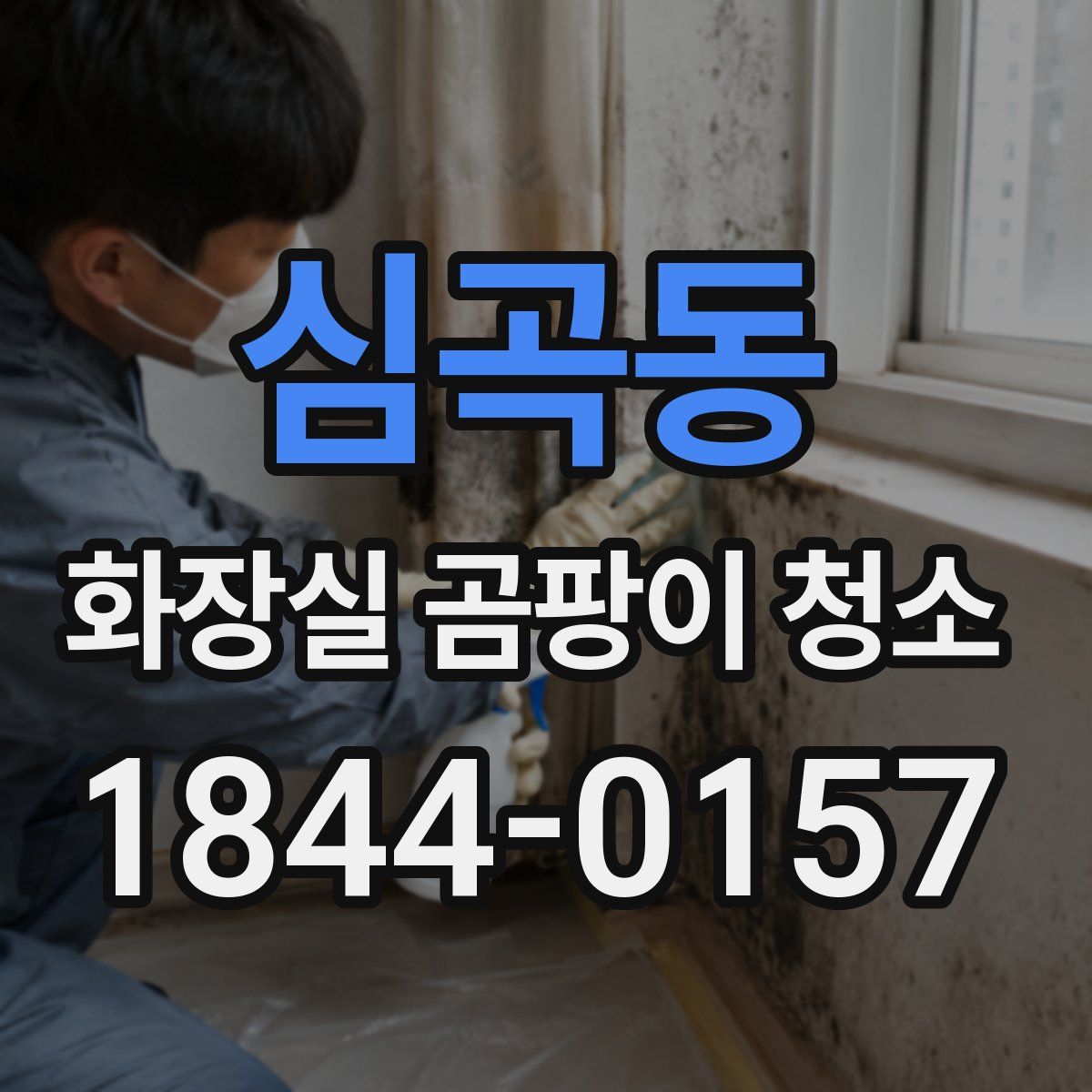 심곡동 화장실 곰팡이 청소