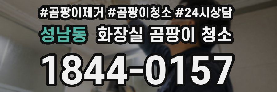 성남동 화장실 곰팡이 청소
