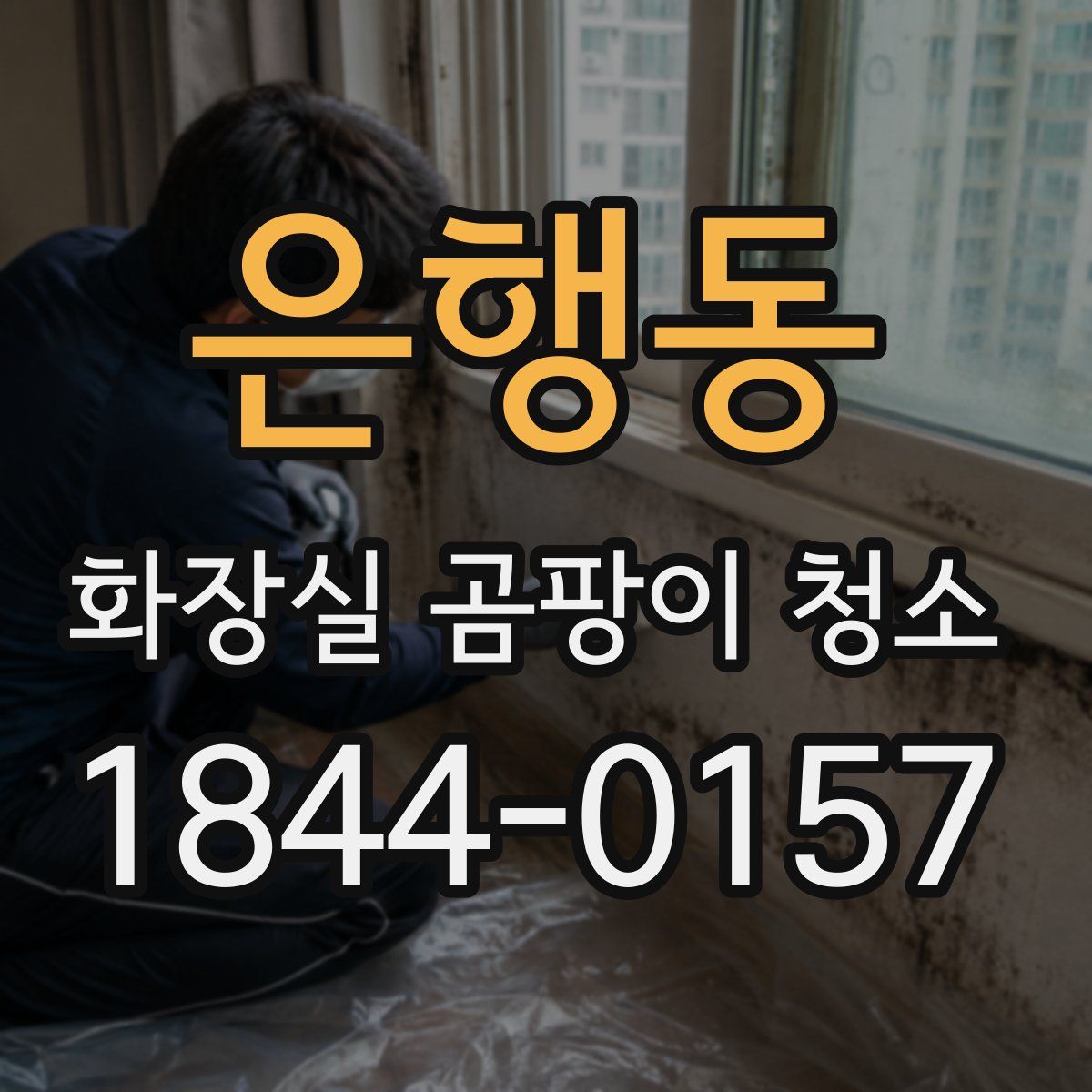 은행동 화장실 곰팡이 청소