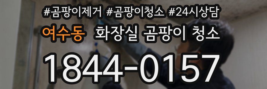 여수동 화장실 곰팡이 청소