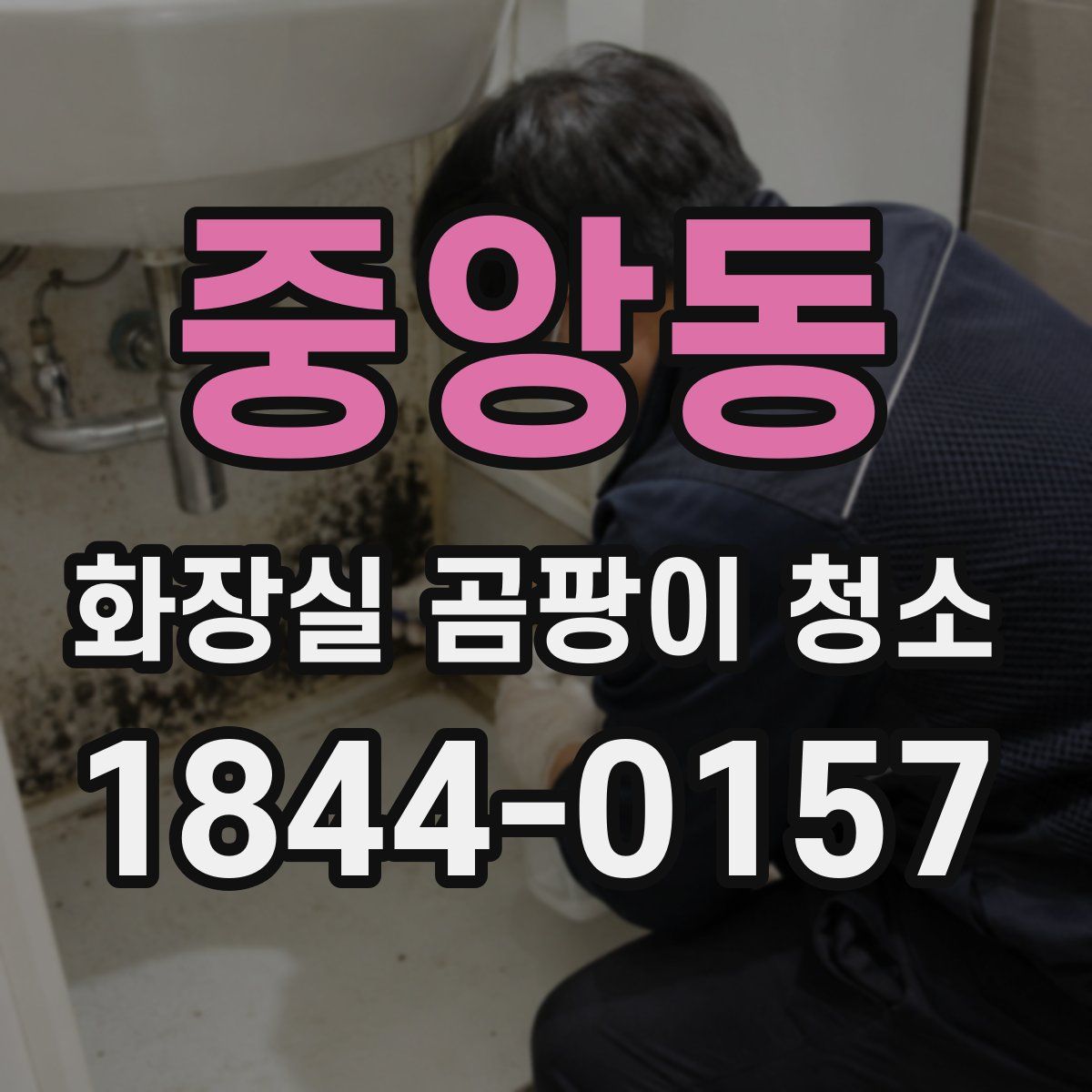 중앙동 화장실 곰팡이 청소
