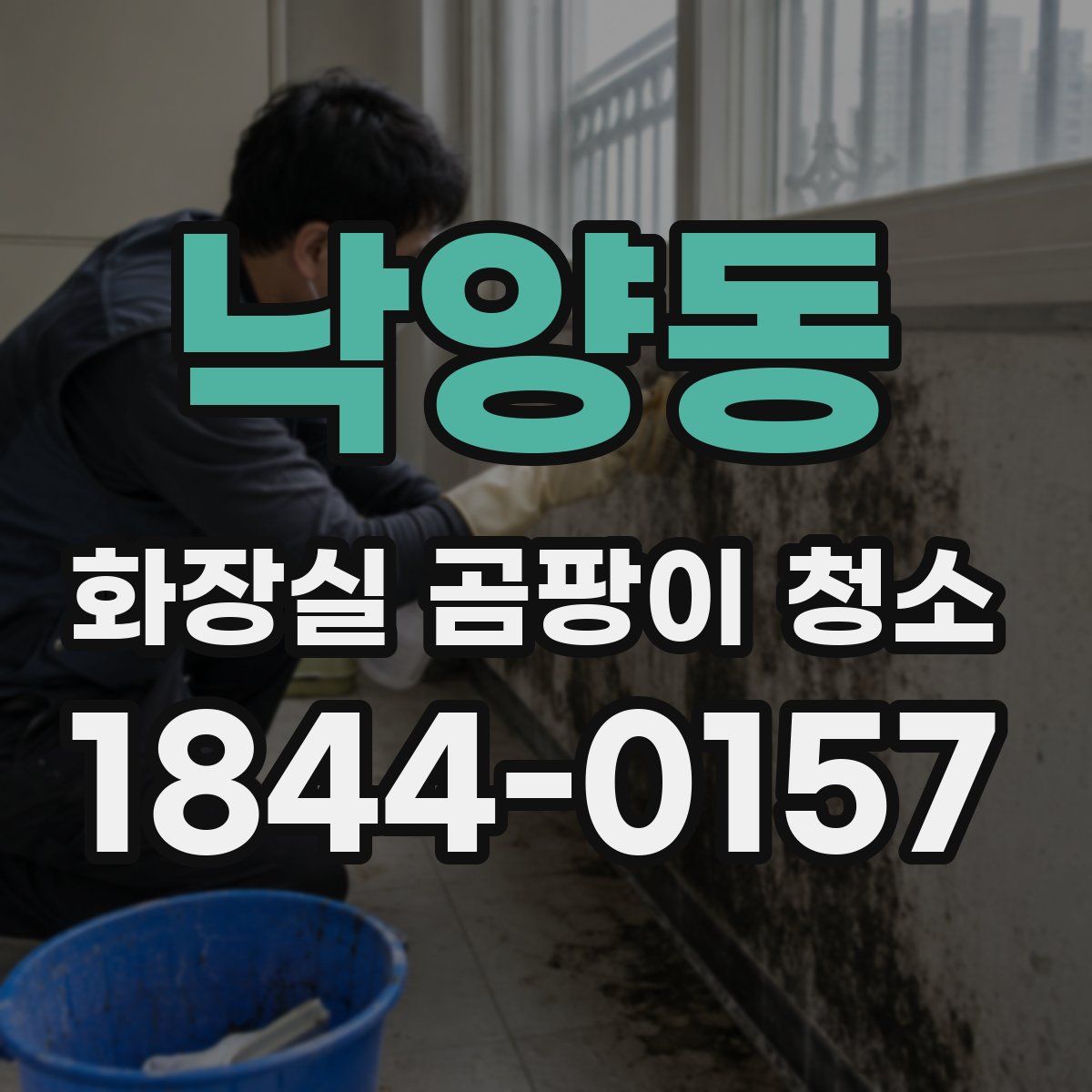 낙양동 화장실 곰팡이 청소