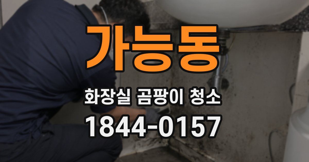 가능동 화장실 곰팡이 청소