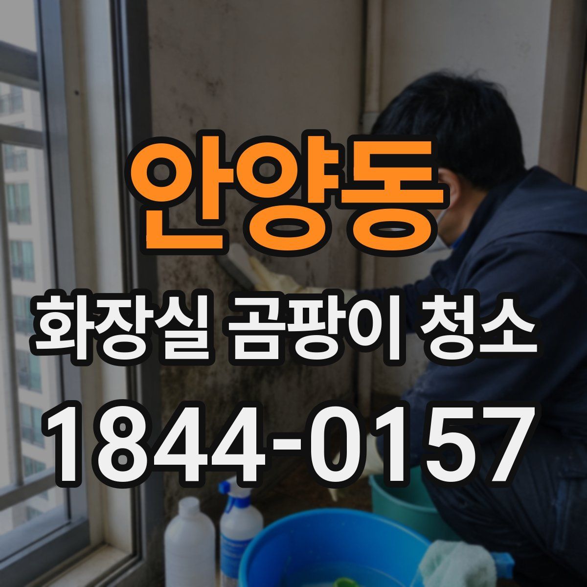 안양동 화장실 곰팡이 청소