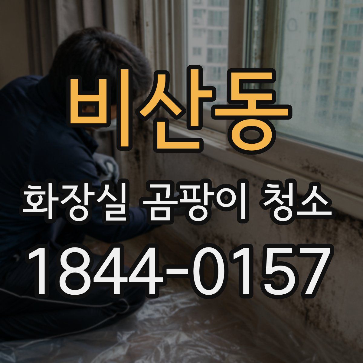 비산동 화장실 곰팡이 청소