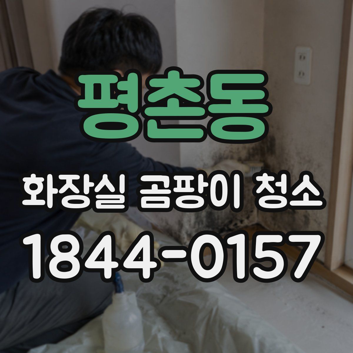 평촌동 화장실 곰팡이 청소