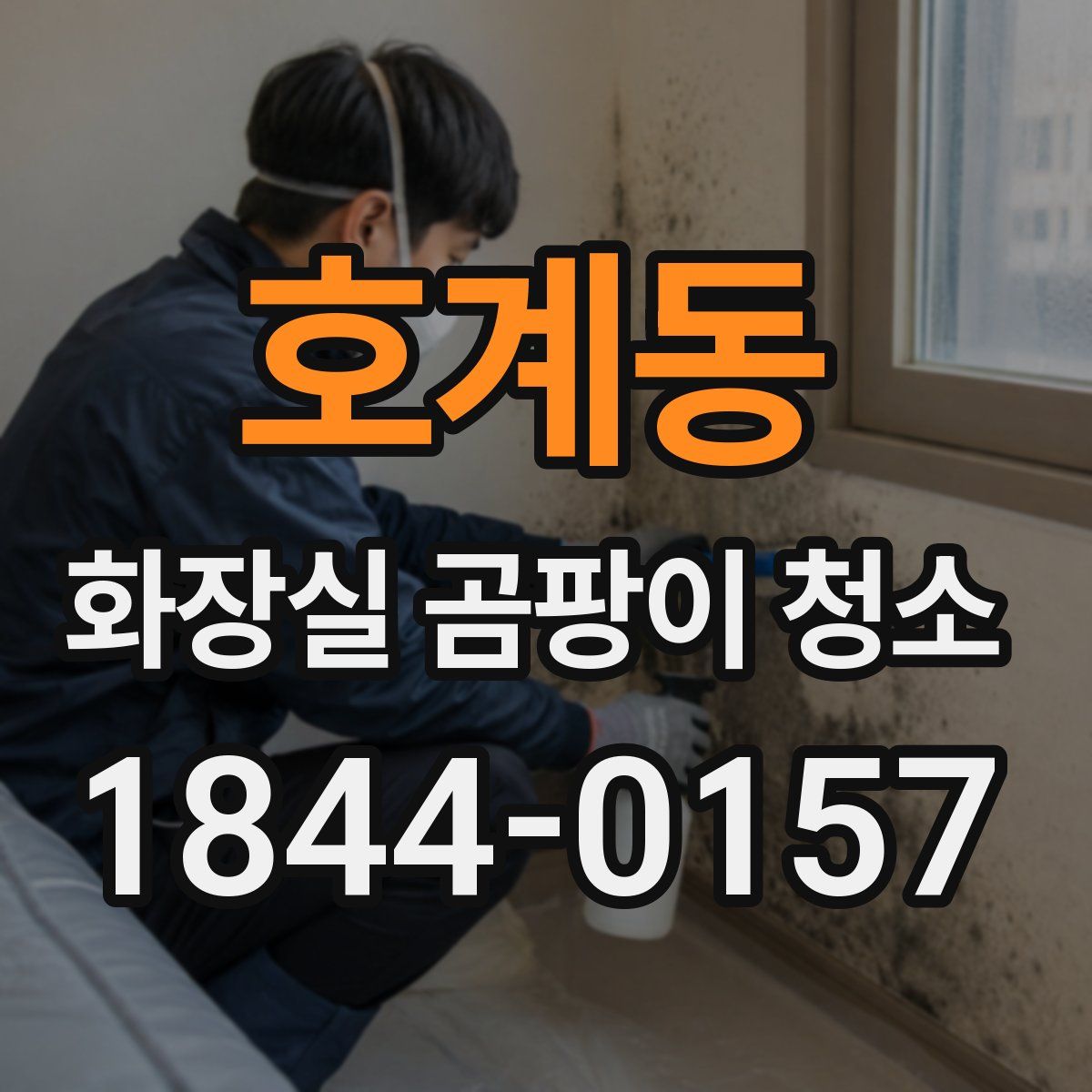 호계동 화장실 곰팡이 청소