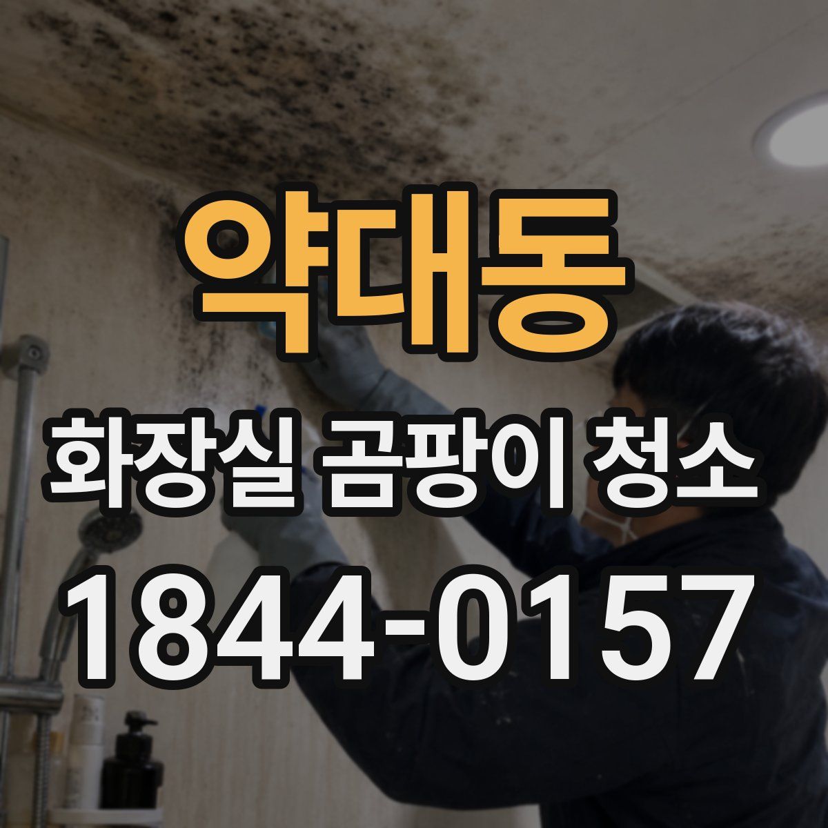 약대동 화장실 곰팡이 청소