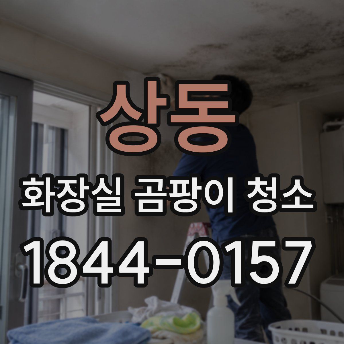 상동 화장실 곰팡이 청소