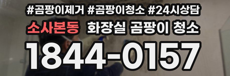 소사본동 화장실 곰팡이 청소