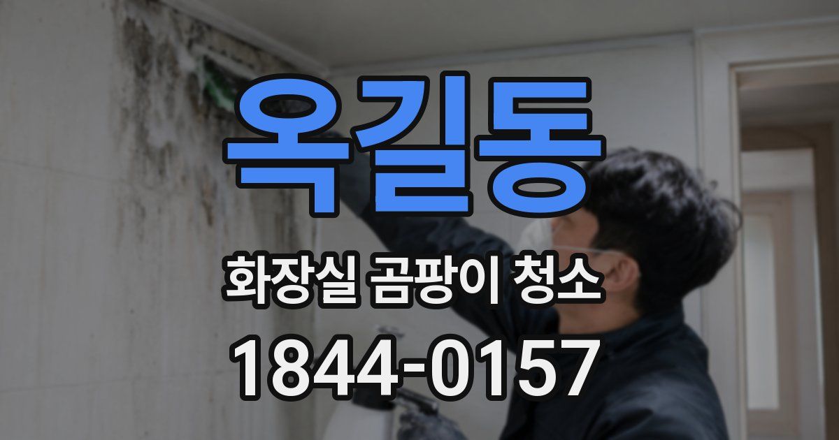 옥길동 화장실 곰팡이 청소