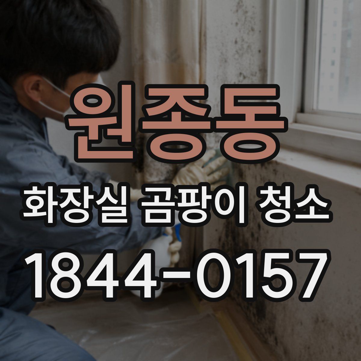 원종동 화장실 곰팡이 청소