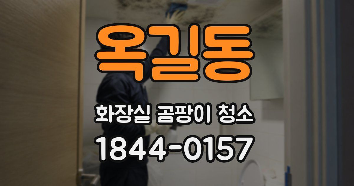 옥길동 화장실 곰팡이 청소