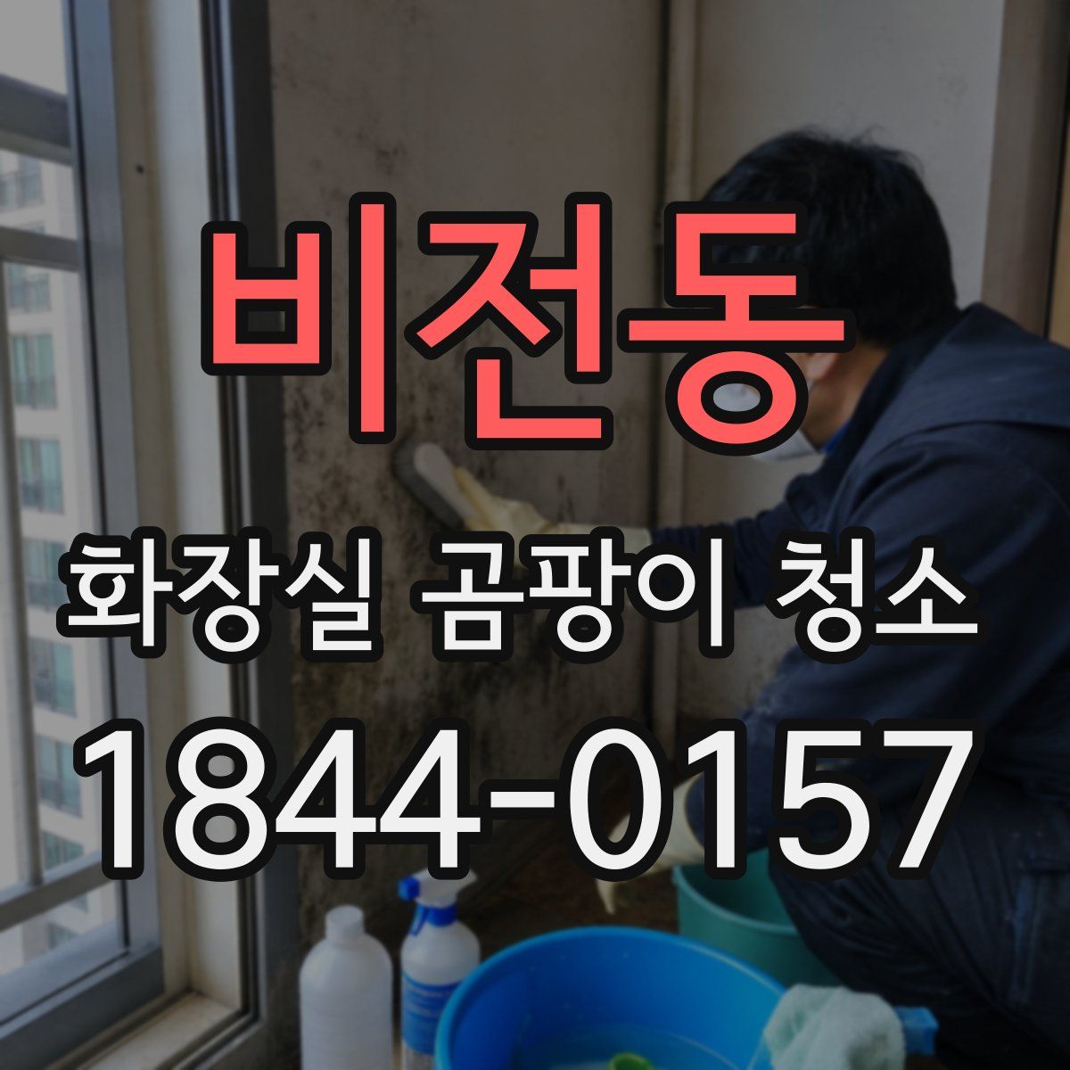 비전동 화장실 곰팡이 청소