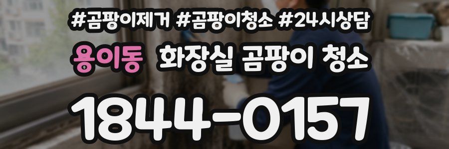 용이동 화장실 곰팡이 청소