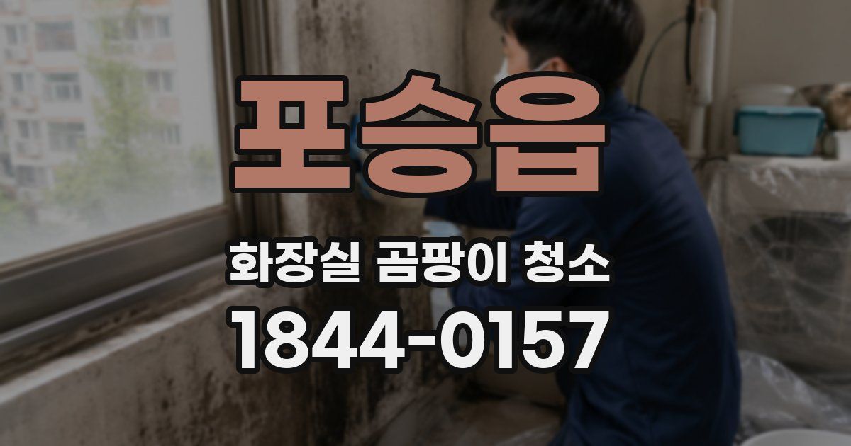 포승읍 화장실 곰팡이 청소