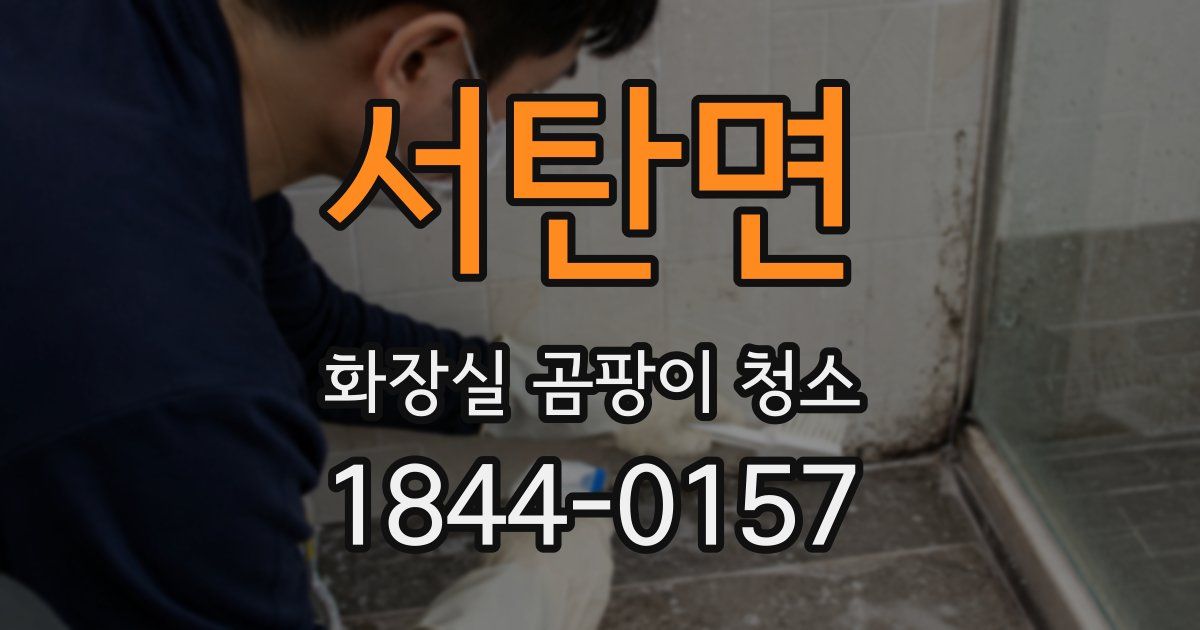 서탄면 화장실 곰팡이 청소