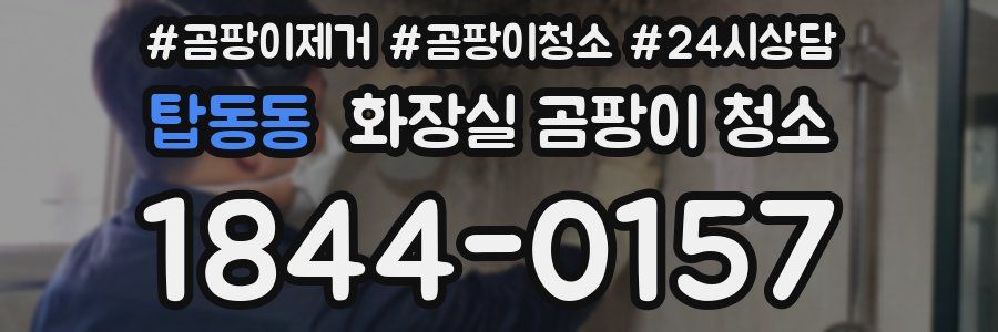 탑동동 화장실 곰팡이 청소