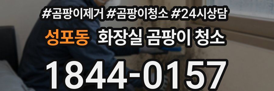 성포동 화장실 곰팡이 청소